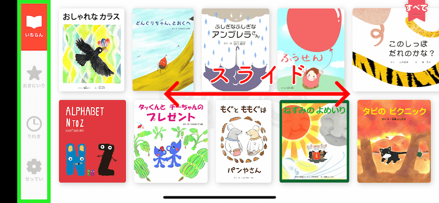 PIBOのトップメニューの使い方