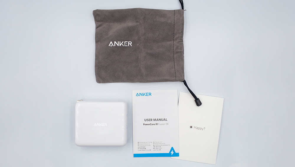 Anker PowerCore III Fusion 5000の同梱物