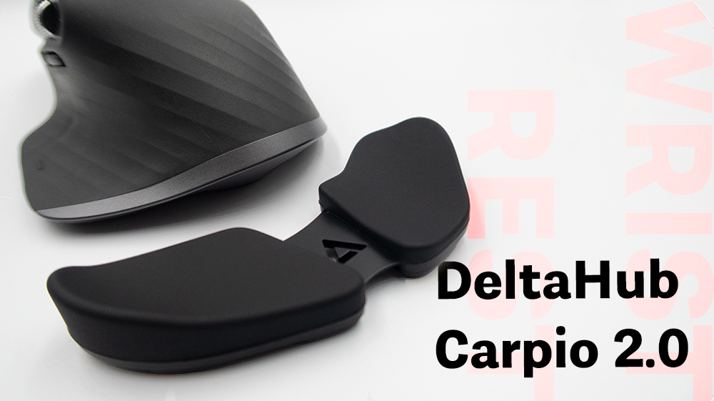 DeltaHub Carpio 2.0をレビュー！マウス操作の疲労を軽減する可動式 
